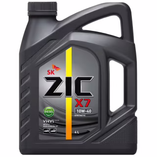 Моторное масло ZIC 10W-40 X7 DIESEL 4л (162654)