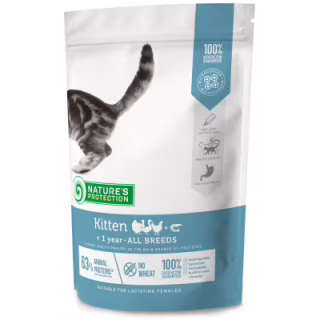 Сухой корм для кошек Nature's Protection Kitten All breeds 400 г (NPS45757)