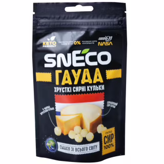 Сыр сушеный snEco Гауда 14 г (4823095816303)