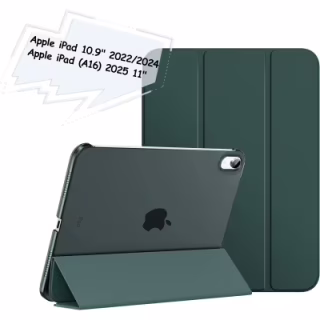 Чохол до планшета BeCover Tri Fold Hard Apple iPad 10.9" (2022/2024)/iPad (А16) 2025 11" Dark Green (713319)