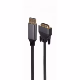 Кабель мультимедійний DisplayPort M to DVI M 1.8m 4K 24+1pin Cablexpert (CC-DPM-DVIM-4K-6)