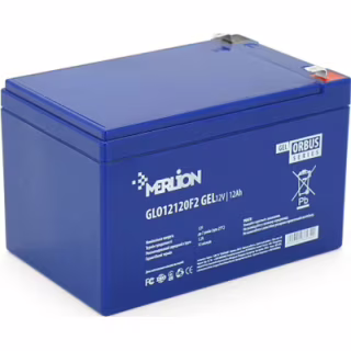 Батарея до ДБЖ Merlion GLO 12V 12Ah GEL (GLO12120F2 GEL)