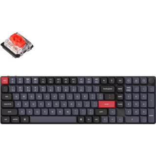 Клавіатура Keychron K17 PRO Gateron MX 2.0 Red QMK Hot-swap Wireless/Bluetooth/USB-А UA Black (K17P-H1-UA)