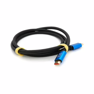 Кабель мультимедійний HDMI M to HDMI M 1.5m V2.0 4Kx2K black Merlion (YT-HDMI(M)/(M)4KV2.0-1.5m/19117)