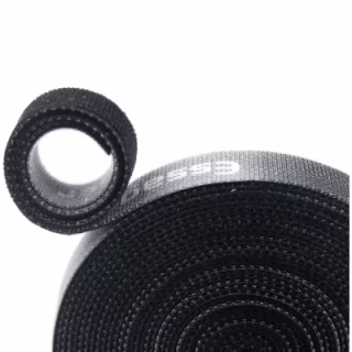 Набір для кріплення стрічка-липучка Cable Organizer 5m Black Essager (EXD-LXD01)