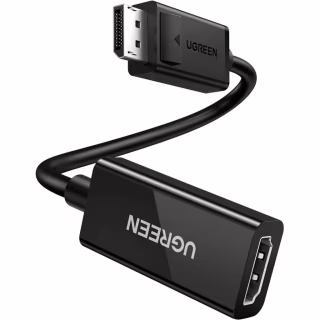 Переходник Display Port M to HDMI F 4K60Hz black Ugreen (70694)