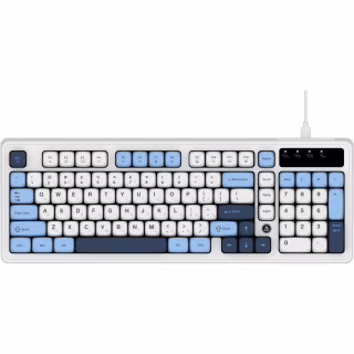 Клавіатура Ajazz AF98 USB UA White/Blue (AF98-GB)