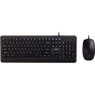 Комплект AOC KM220B USB UA Black (KM220B/97)