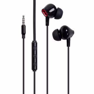 Навушники Vention Echo Lite 3.5mm In-Ear Wired Black (GBABAV)