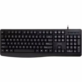 Клавіатура AOC KB120B USB UA Black (KB120B/97)