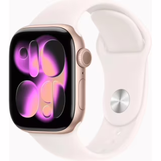 Смарт-годинник Apple Watch Series 11 GPS 42mm Rose Gold Aluminium Case with Light Blush Sport Band - M/L (MEU44RK/A)