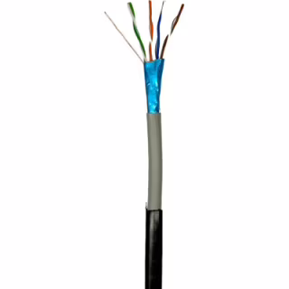 Кабель сетевой GEAR FTP 305м, cat.6, CCA, 4*2*0,51, PVC+PE, outdoor (GEC-FTPC6CCAOUT051305)