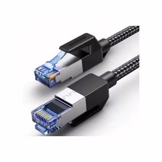 Патч-корд 10м, S/FTP cat 7 RJ-45 COPPER black Ugreen (U_30795)