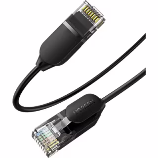 Патч-корд 1.5м, UTP cat 6 RJ-45 COPPER black Ugreen (U_70333)