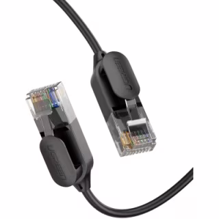 Патч-корд 0.5м, UTP cat 6 RJ-45 COPPER black Ugreen (U_70331)