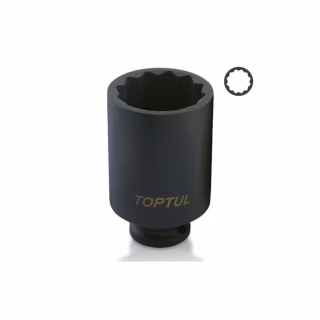 Торцева головка Toptul ударна довга 1/2" 30мм 12-гранна (KABJ1630)