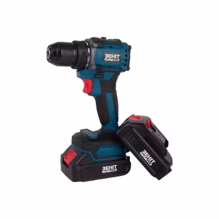 Шуруповерт Зеніт Профі ЗША-20/2 Li BL, 20V TekPower, 2x1.5Ah (854605)