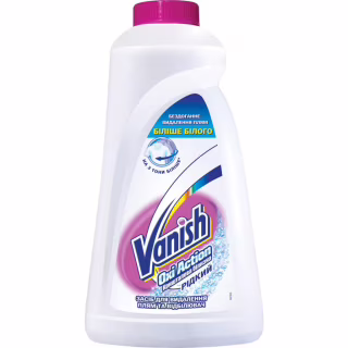 Засіб для видалення плям Vanish Oxi Action Кришталева білизна 1 л (5997321747750/4820232971109)