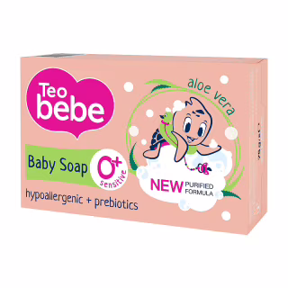 Детское мыло Teo bebe С экстрактом Алоэ Вера 75 г (3800024045264)