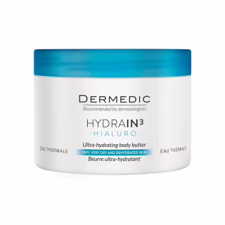 Крем для тела Dermedic Hydrain3 Hialuro Ultra-Hydrating Body Butter 225 мл (5901643176105)