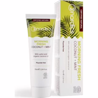 Зубна паста Nordics Cosmos Organic Morning Fresh Освіжальна з кокосовою олією та м'ятою 75 мл (3800500324197)