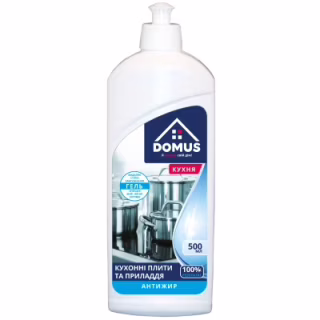 Жидкость для чистки кухни Domus Антижир Гель 500 мл (4820098540754)