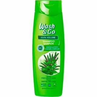 Шампунь Wash&Go С экстрактами трав для жирных волос 360 мл (8008970056784)