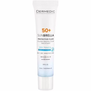 Средство от загара Dermedic Sunbrella SPF 50+ PPD 30 Матировочный солнцезащитный флюид 40 мл (5901643178109)