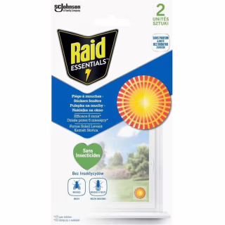 Липка стрічка від комах Raid Essentials Наліпки від мух 2 шт. (5000204305265)