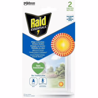 Липкая лента от насекомых Raid Essentials Наклейки от мух 2 шт. (5000204305265)