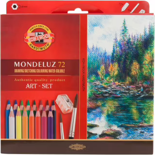 Карандаши цветные Koh-i-Noor Mondeluz акварельные 72 цвета (3714)