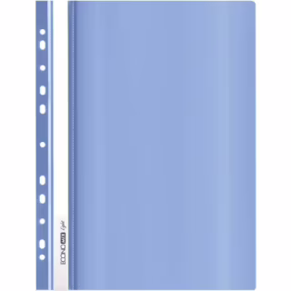 Папка-швидкозшивач Economix А4 Light з перфорації, синя (E38504-02)