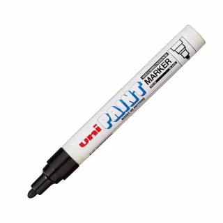 Маркер UNI Paint 2,2-2,8мм, чорний (PX-20(L) BLACK)