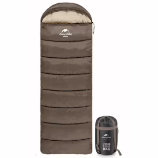 Спальный мешок Naturehike U350 NH20MSD07 Hollow Cotton Right Brown (6927595767221-R)