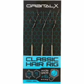 Повідець OrbitalX Classic Hair Rig Wide Gape 6 25lb 20cm (3шт/уп) camo (694.00.01)
