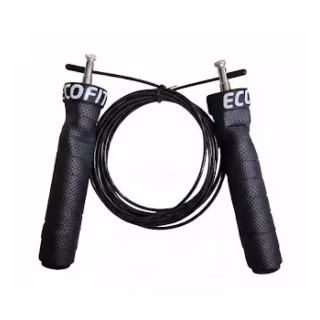 Скакалка Ecofit MDJR039 3 м чорна (К00026973)