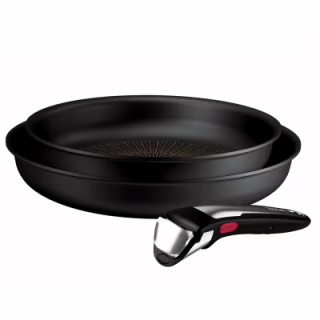 Набор посуды Tefal Ingenio Excellence+, 3 предмети, чорний (P0009553)