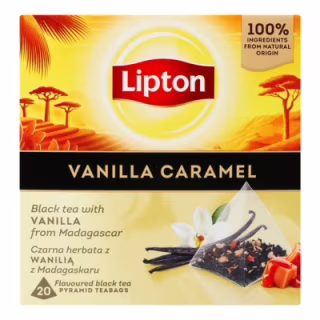 Чай Lipton чорний "Vanilla Caramel" 20 пакетиків (5063270110973)