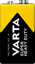 Батарейка VARTA Крона 6F22 / 9V / сольова