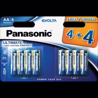 Батарейка Panasonic Evolta Ultimate LR6 (AA) Alkaline 8 шт.