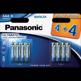 Батарейка Panasonic Evolta Ultimate LR3 (AAA) Alkaline 8 шт.