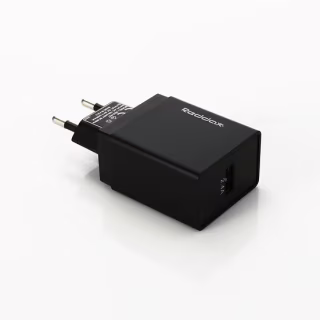 Мережевий зарядний пристрій REDDAX RDX-027 (12W, 2.4 A, USB), Black