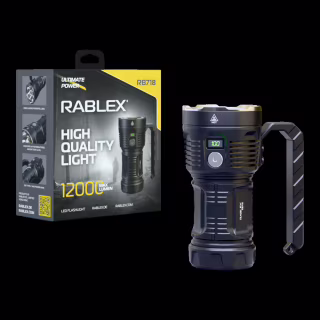 Ручний ліхтар Rablex RB718, 12000LM, 4*18650 Type-C, 12000LM