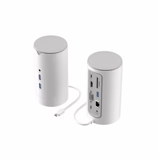 Концентратор Vention USB3.1 Type-C to HDMI/VGA/USB3.0x3/RJ45/SD/TF/TRRS 3.5m/PD/DC100W12-in-1 (TPHWC-EU)