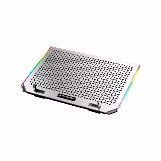 Подставка для ноутбука IceCoorel 10-15.6", 6*80mm 1800 RPM, 2*USB, 366x256x23mm, RGB (A17)