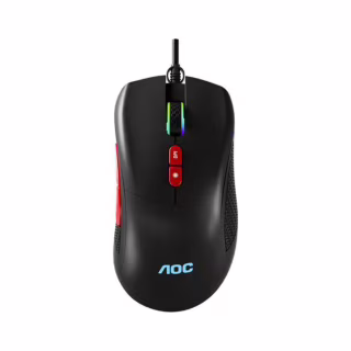Мишка AOC GM180B LED USB Black (GM180B/LA)