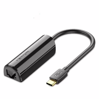 Переходник USB-C to RJ45 Ethernet 100Mbps Vention (CFABB)