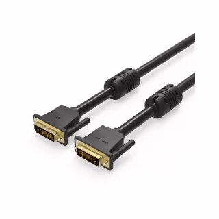 Кабель мультимедійний DVI M to DVI M 1.5m 24+1pin 2K 60Hz Dual Linik Vention (EAABG)