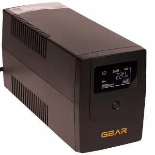 Пристрій безперебійного живлення GEAR GU-600PLCD