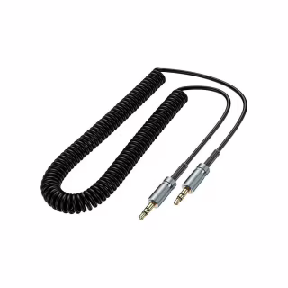 Кабель мультимедийный 3.5mm M to 3.5mm M 3.0m Black HOCO (6942007631235)